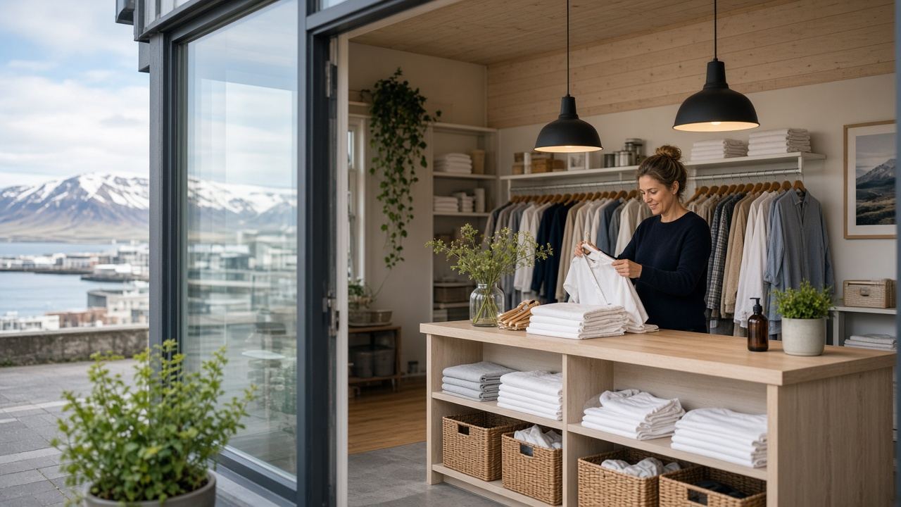 Laundry / dry cleaning workspace at Studio Swift Pulse